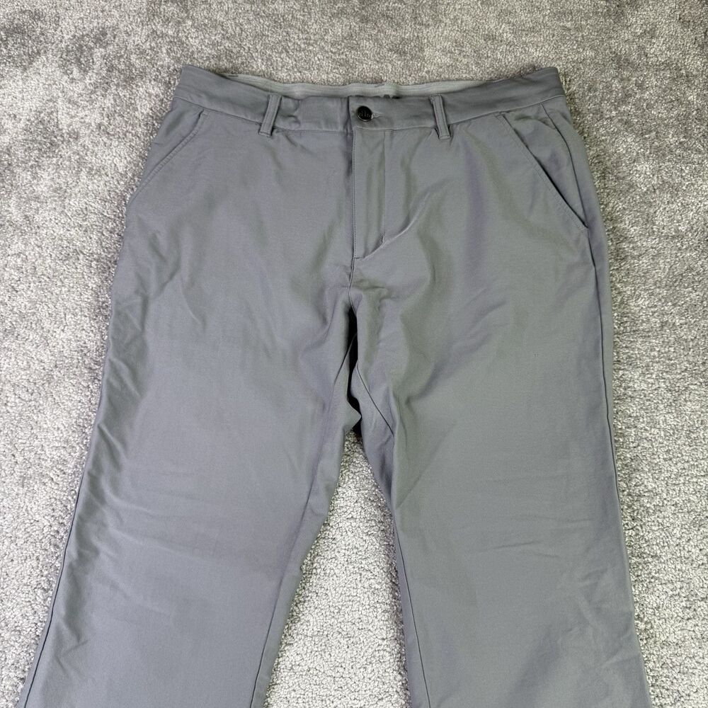 Adidas Pants Men’s 33x34 Gray Straight Leg Mid Rise Performane Golf